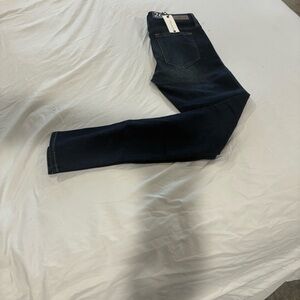 Treasure & Bond Women's Dark Blue Skinny Jeans
